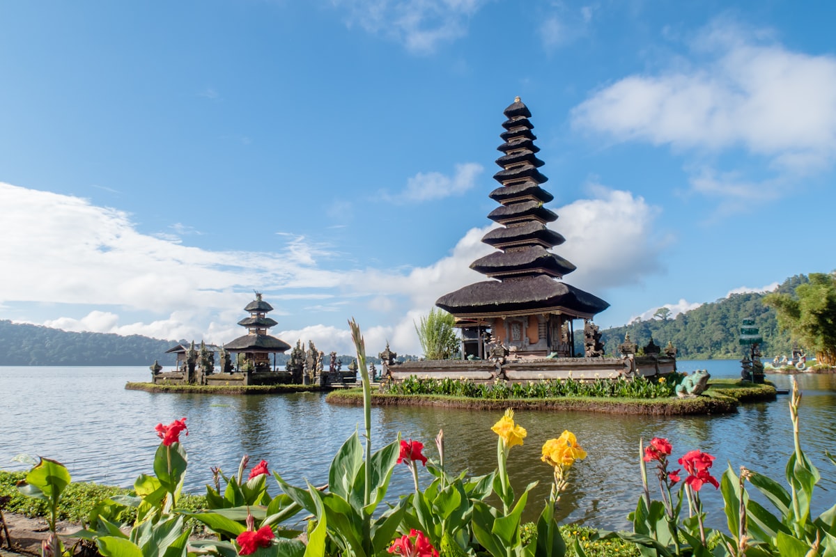 バリ島の水上寺院 Pura Ulun Danu Bratan