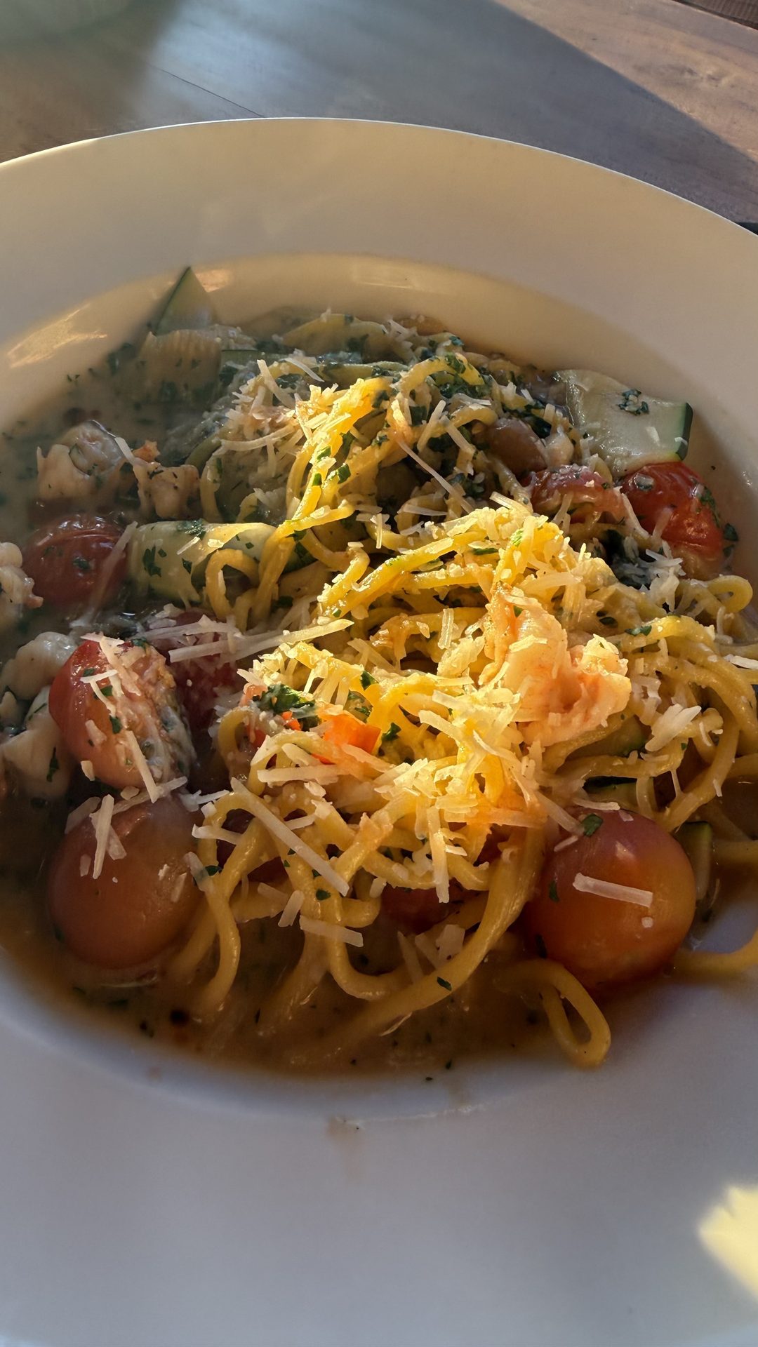 海老のパスタ